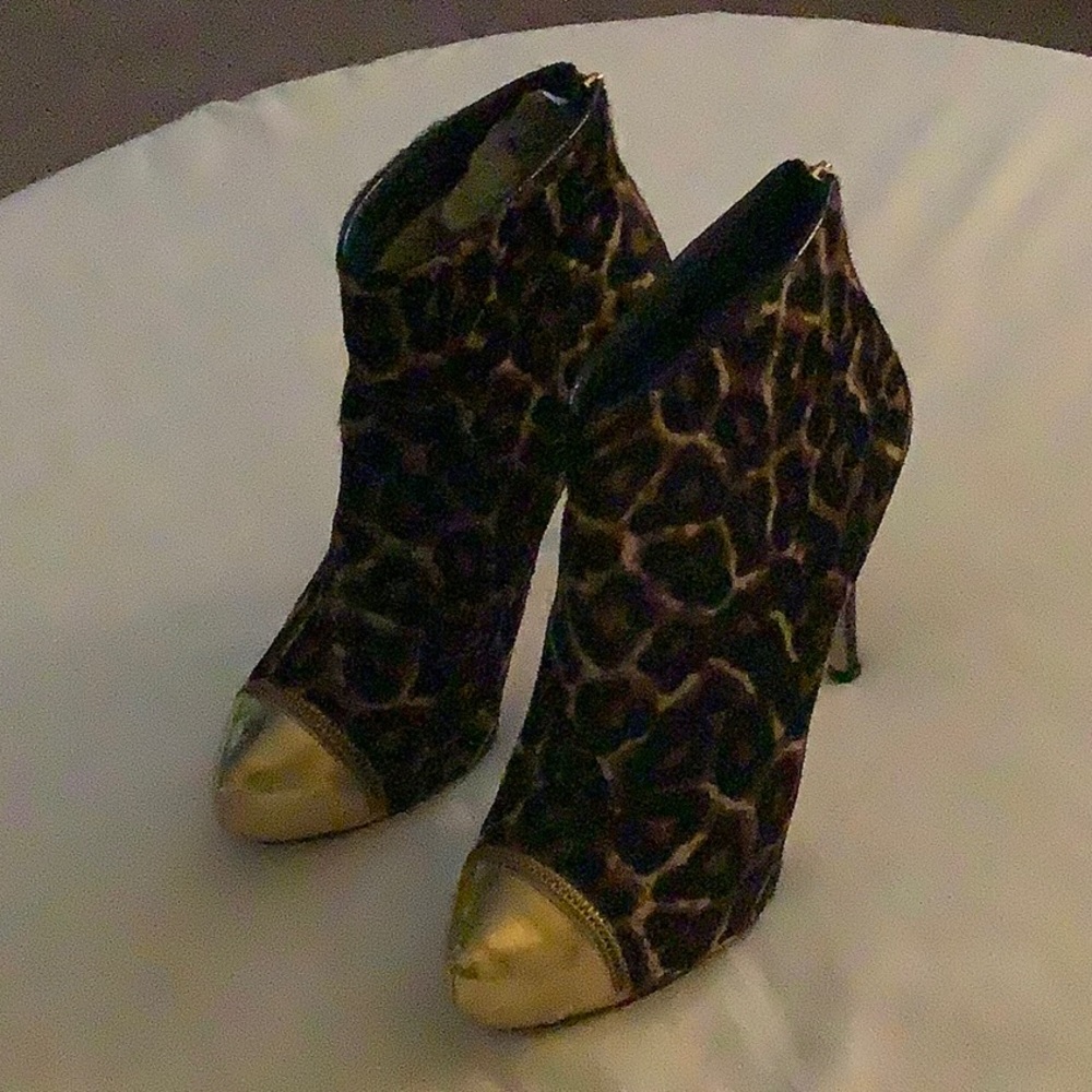 Michael kors Cynthia Bootie /printed Haircalf - Picture 1 of 3
